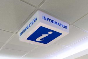 Information Sign - LED light off