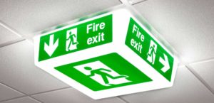 Fire Exit Sign